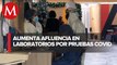 Reportan largas filas en farmacias de Oaxaca para realizar pruebas de covid-19