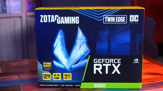 ZOTAC GAMING GeForce RTX 3060 Twin Edge OC Quick Unboxing