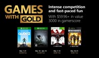 Xbox Gold : découvrez la liste des jeux offerts en décembre 2018 !