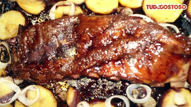 Costela de porco ao forno