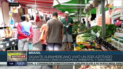 Pueblo brasileño vivió un 2021 azotado por crisis económica, ambiental y sanitaria