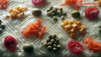 Bolo salgado de frango