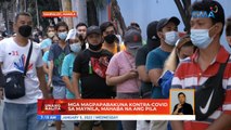 Mga magpapabakuna kontra-COVID sa Maynila, mahaba na ang pila | UB