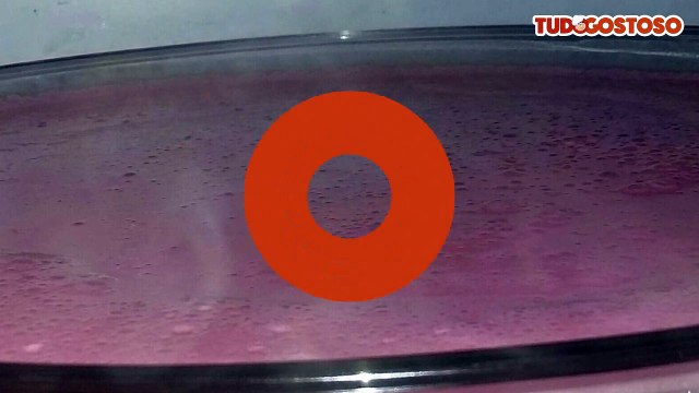 Mousse fácil de morango