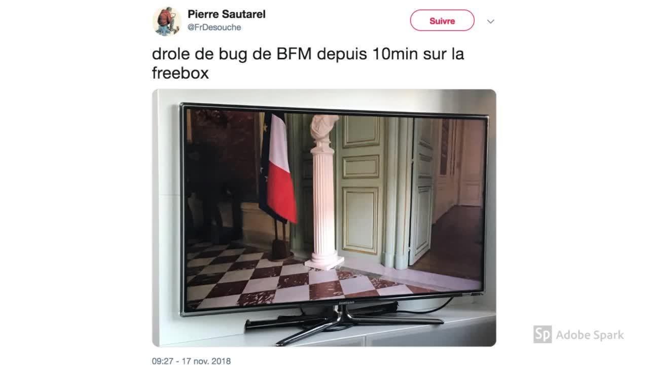 Le bug "dingue" de BFM TV surprend et inquiète les internautes