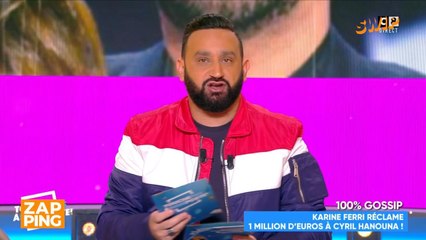 Cyril Hanouna réagit en exclusivité à la Une de Public affirmant que Karine Ferri lui réclame un million d'euros