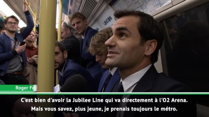 Masters - Federer et Djokovic s'offrent du bon temps dans le métro londonien