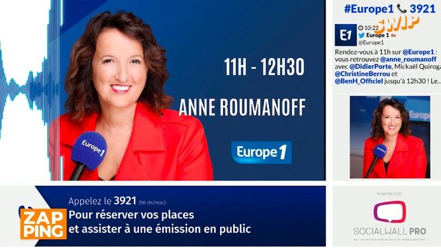 Anne Roumanoff s'attire les foudres de Liane Foly en la taclant sur son âge sur Europe 1...Le Zapping bêtisier