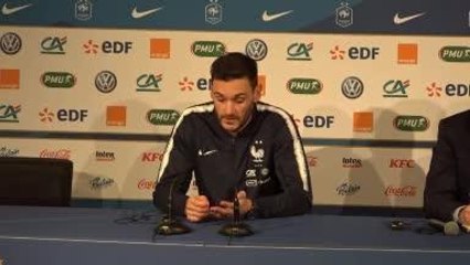 Скачать видео: Amical - Lloris : ''Toutes les grandes équipes aimeraient avoir Cavani''