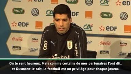 Amical - Suarez : ''Dembélé doit être plus concentré et responsable''