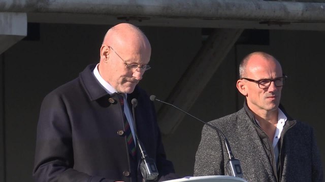XV de France - Bernard Laporte inaugure le stade Pierre-Camou à Marcoussis