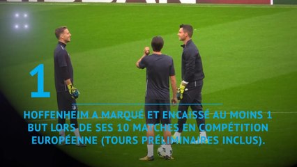 Groupe F - OL/Hoffenheim en chiffres