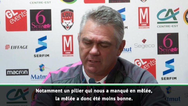 9e j. - Meyer : La victoire du LOU est logique
