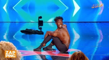 La performance et l'émouvant passé de ce jeune contorsionniste émeuvent le jury de La France a un incroyable talent