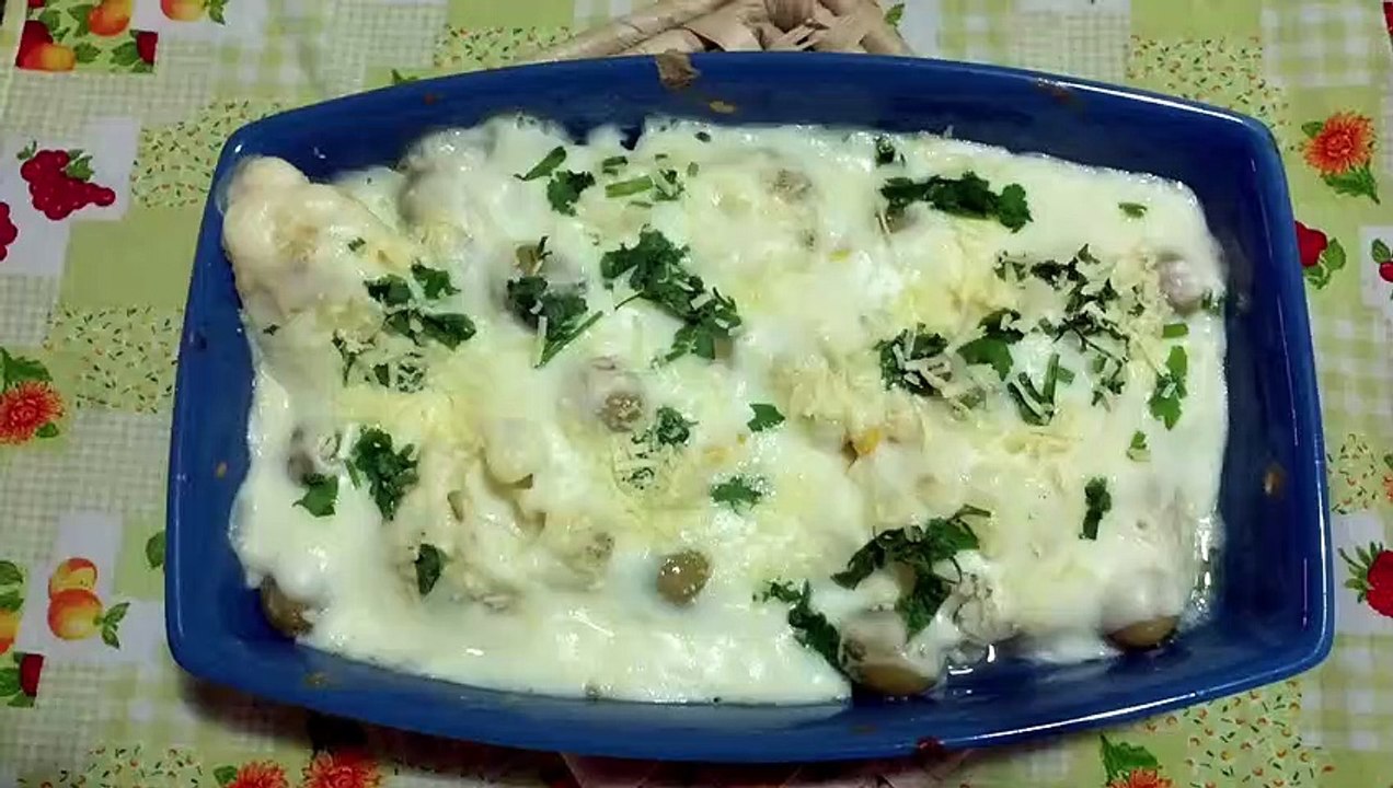 Couve-flor com molho branco