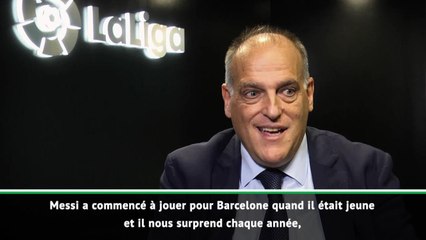Tebas "La création d'un trophée Lionel Messi est une excellente idée"