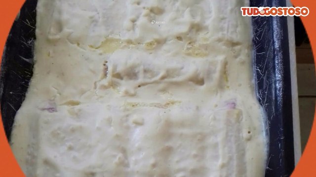 Canelone ao molho branco