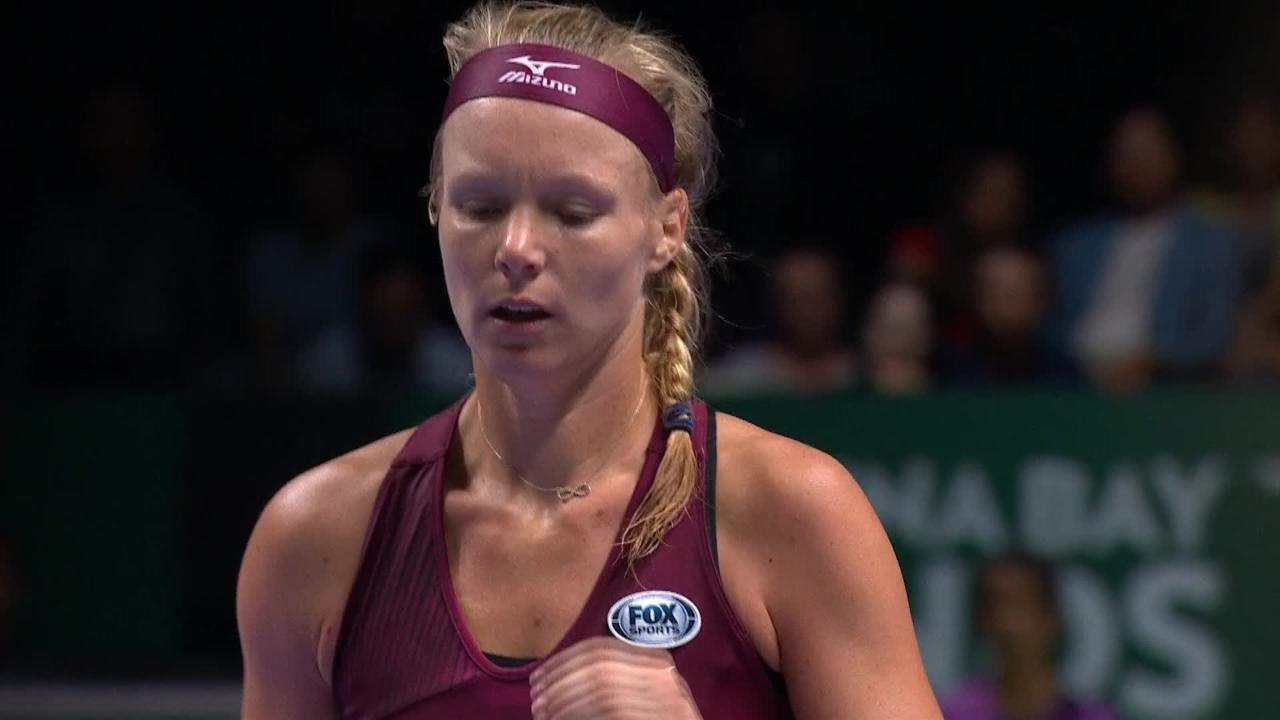 Masters - Bertens renverse Kerber