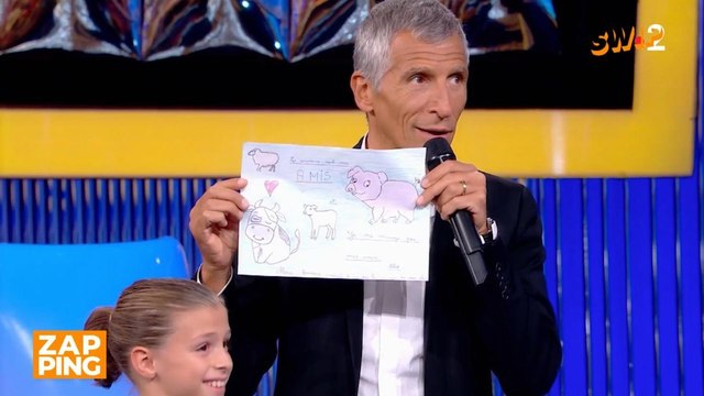 Le dessin d'un enfant provoque un (vif) échange entre Nagui et Fabien dans N'oubliez pas les paroles