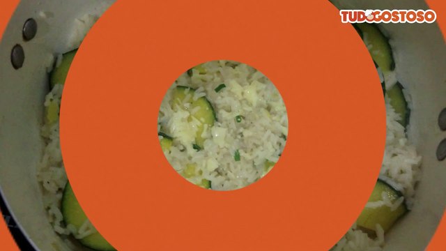 Risoto de abobrinha italiana