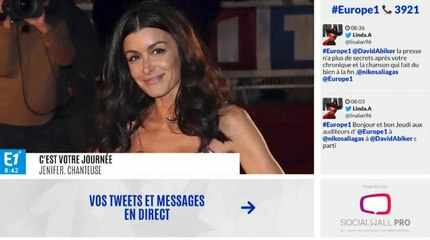 Jenifer perturbée par ses enfants en pleine interview