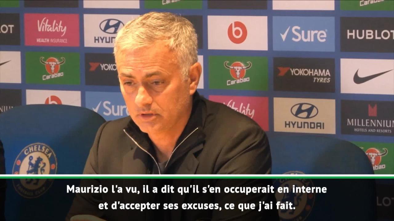 Mourinho : "Jaccepte ses excuses"