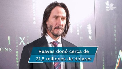 Keanu Reeves dona el 70% de su sueldo en "Matrix: Resurrections" para investigación contra leucemia