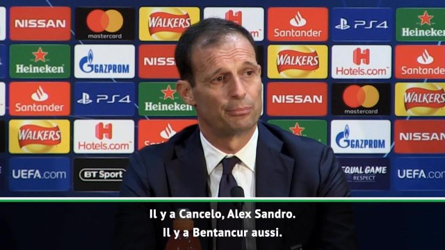 Groupe H - Allegri : Il n'y a pas que Pogba à Manchester United