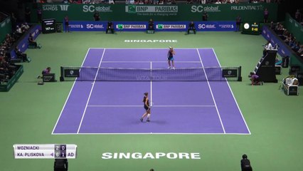 Masters - Pliskova s'offre Wozniacki