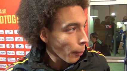 Belgique - Witsel : "On n'a rien lâché"