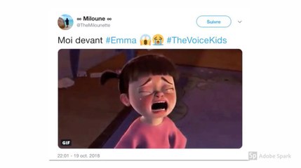 "Je pleure", "les poils"… La prestation d'Emma dans The Voice Kids bouleverse les Twittos
