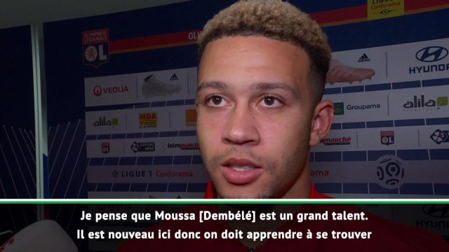 10e j. - Depay : Dembélé est un grand talent qui doit continuer ainsi