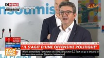 Jean-Luc Mélenchon s'agace contre un journaliste au sujet d'une question relevant de sa vie privée