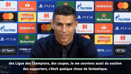 Groupe H - Ronaldo : "C'est très émouvant pour moi de revenir à Manchester"