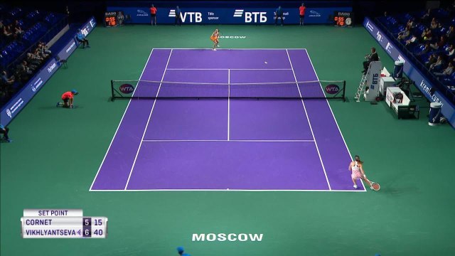 Moscou - Cornet se qualifie pour le 2e tour