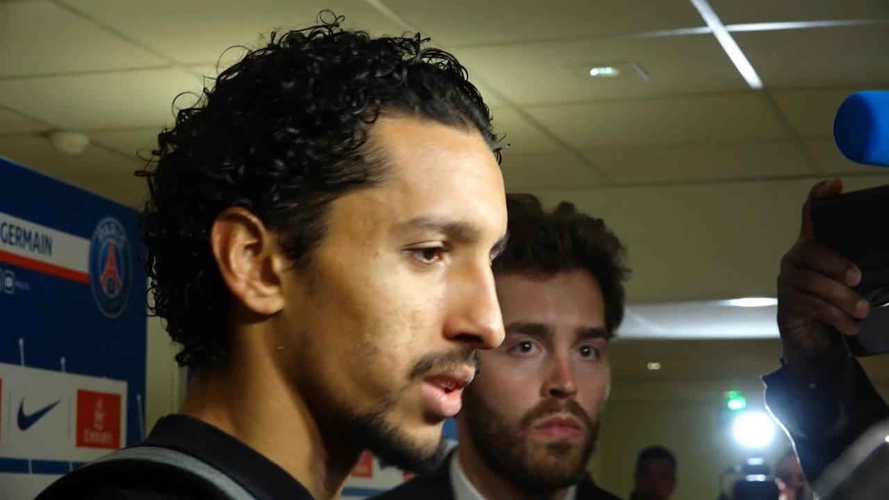 FOOTBALL :Ligue 1 : 10e j. - Marquinhos : "C'est comme ça qu'il faut préparer des grands défis"