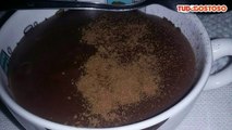 Mingau de trigo com chocolate