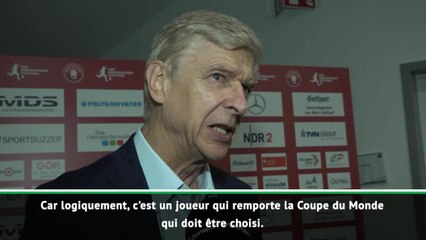 Ballon d'Or - Wenger : "C'est un joueur français qui va le gagner"