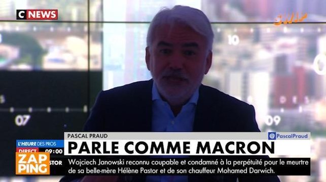 Pascal Praud parodie l'intervention officielle d'Emmanuel Macron dans L'Heure des Pros
