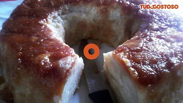 Pudim de pão sem leite condensado e sem banho-maria