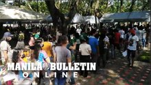 Vaccinees flock the vaccination hub in Davao City as local health authorities ramp up vaccination drive