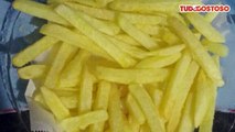 Batata frita sequinha e crocante