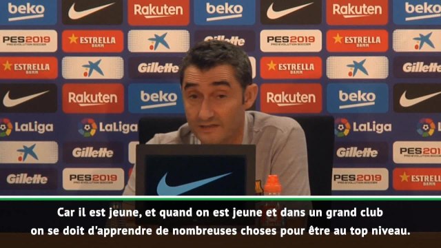 8e j. - Valverde défend Dembele face au recadrage de Didier Deschamps
