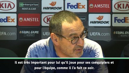 Groupe L - Sarri : ''Morata est très important''