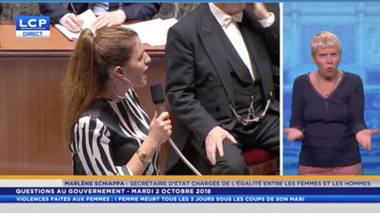 "Taisez-vous et écoutez" : Marlène Schiappa s'emporte à l'Assemblée nationale lors d'une intervention sur les violences faites aux femmes