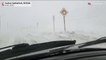 Heftige Schneestürme auf der russischen Insel Sachalin