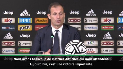 7e j. - Allegri : "Encore beaucoup à faire"