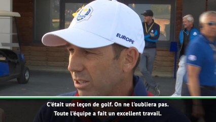 Ryder Cup - Garcia : "Une leçon de golf"
