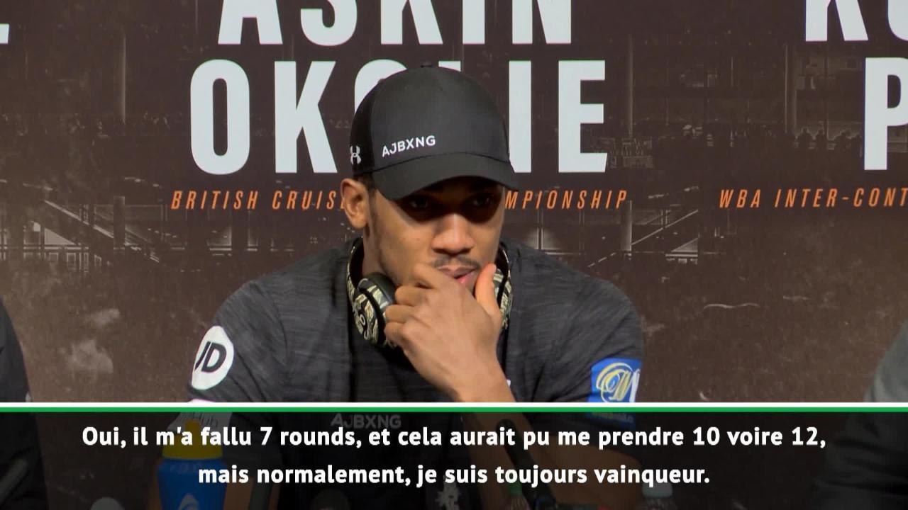 Poids Lourds - Joshua : "J'ai senti que je devais le mettre K.O"