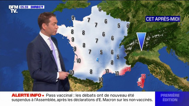 Moins de pluie mais des températures plus fraîches prévues ce mercredi